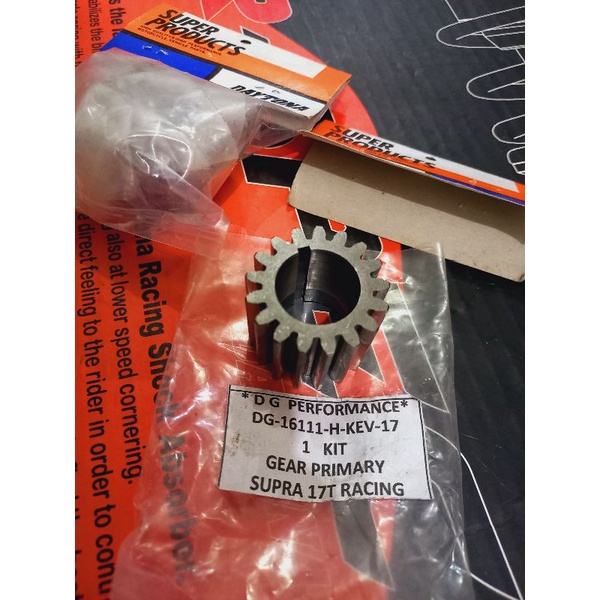 gear gir gigi primary honda supra 17T daytona