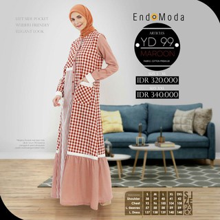 Endomoda Yd 99 Gamis Endomoda terbaru