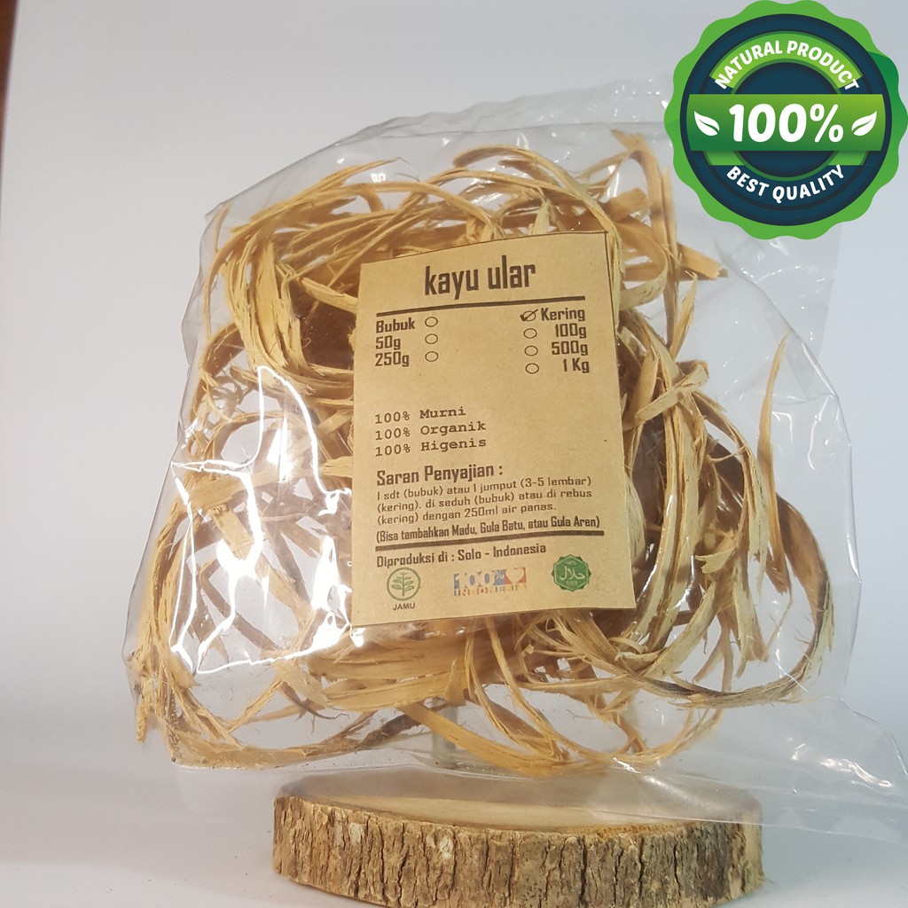 

KAYU ULAR SERUT KERING 50 GRAM - Strychnos Lucida - MURNI - JSR