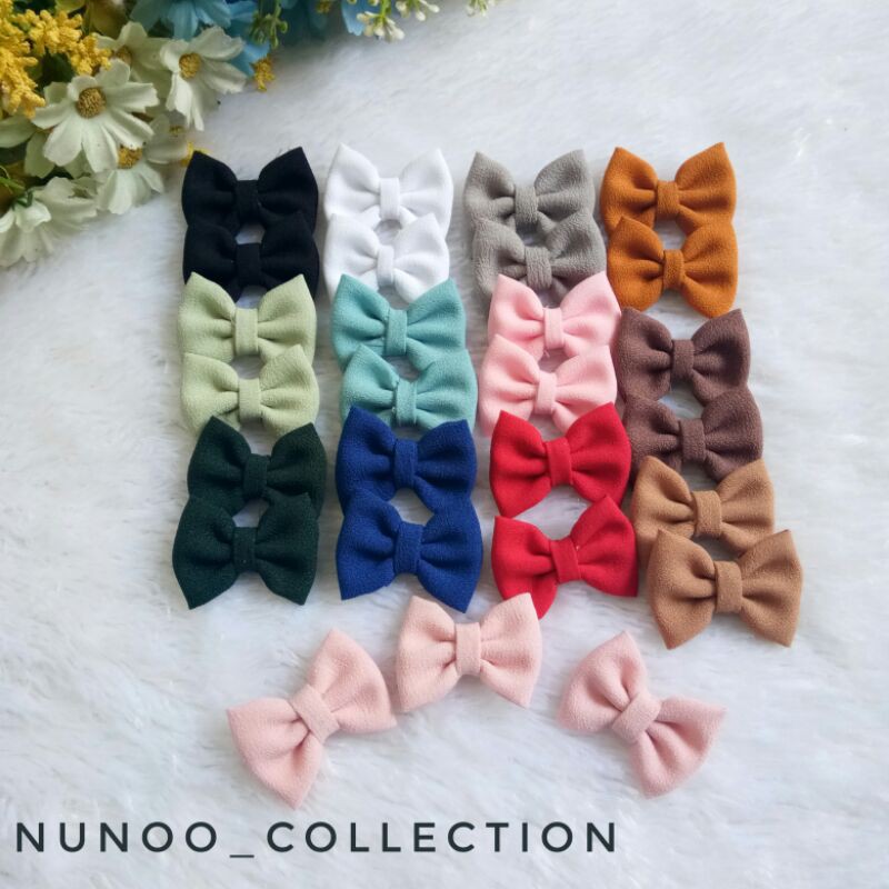 Bros Pita Mini 3x4 CM Bross Dada Pita Mini / Souvenir / Bros Bow Mini Murah Aplikasi Pita