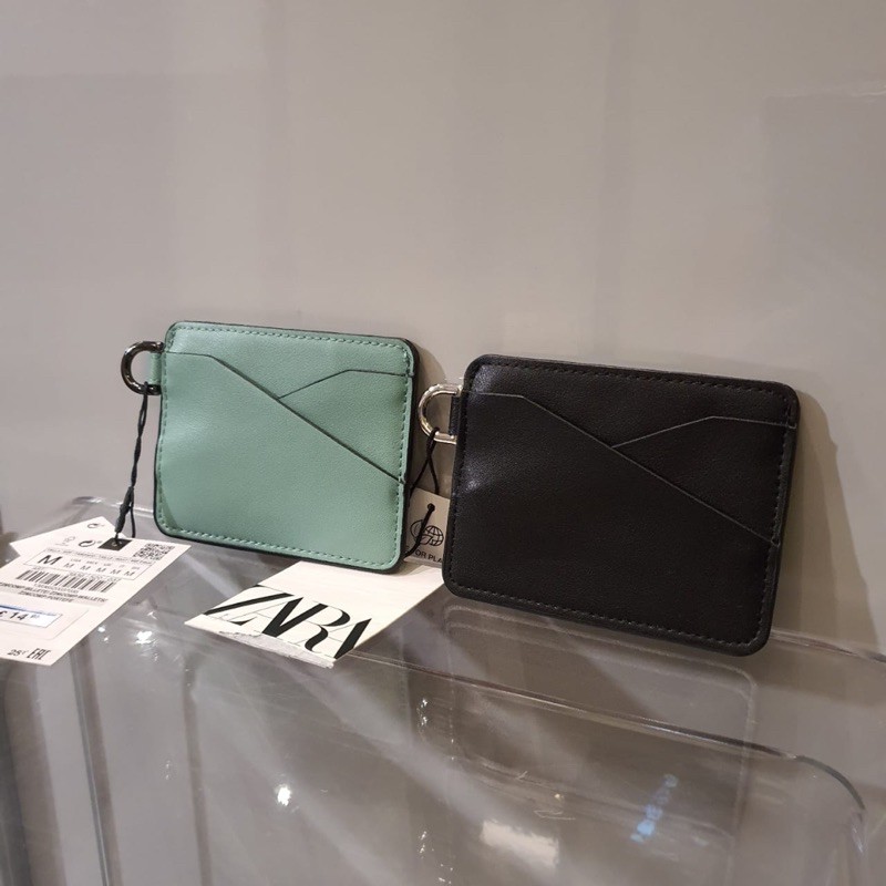 ZARA Man Card Wallet with Ring Dompet Kartu Pria - Original