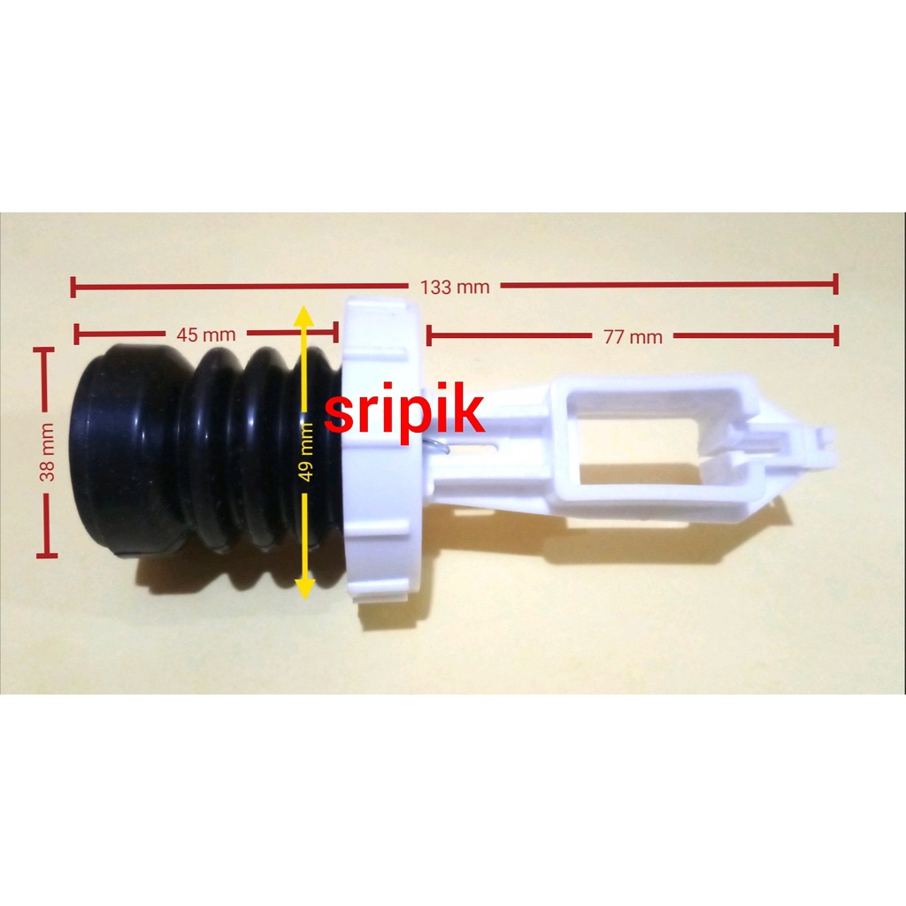 drain valve seal karet pembuangan mesin cuci otomatis no.2