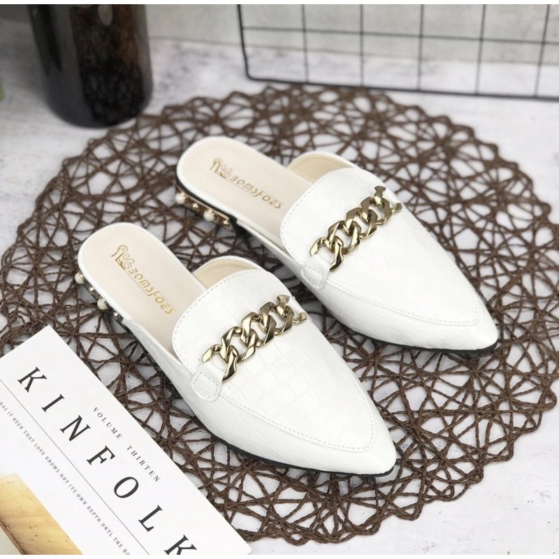 flatshoes S977 sendal sepatu wanita import realpict