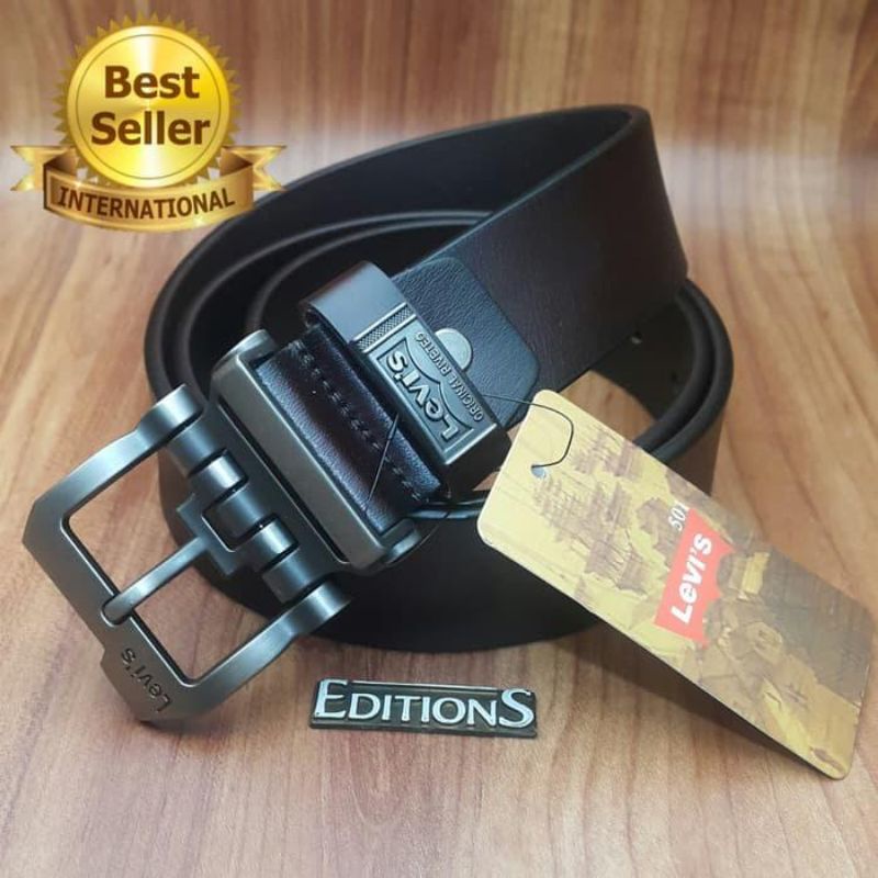 Ikat Pinggang Pria Best Seller Men belt Genuine Leather Gesper Pria Kepala Robot Flexibel