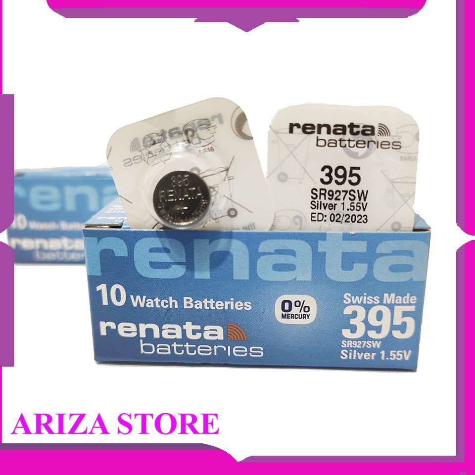 Baterai Renata 395 SR927SW Renata 927 Original Baterai Jam Tangan