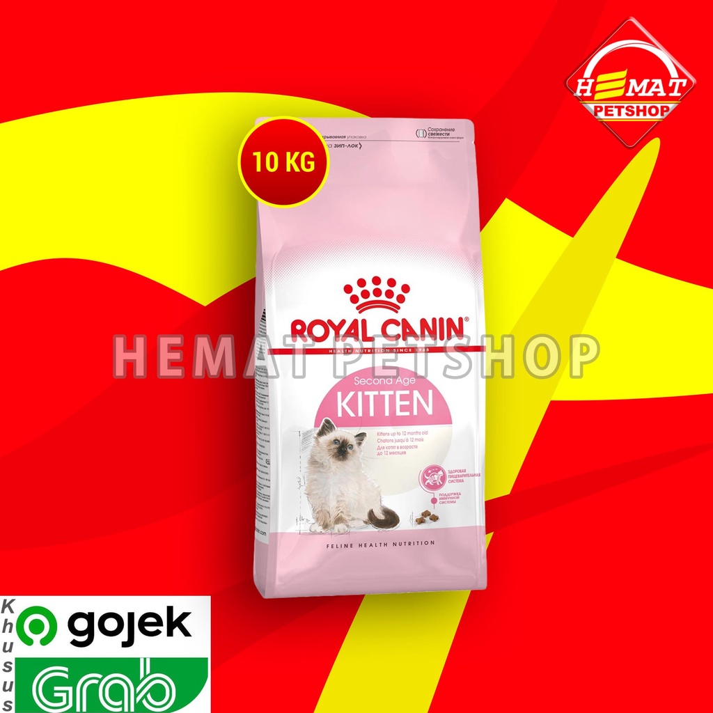 [GOSEND] Royal Canin Kitten 36 10 kg / Makanan Kucing Kiten Second Age 10Kg