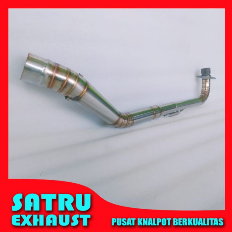 Pipa leheran knalpot full cacing Jupiter Z kolong - Vega R zr - grand - smash - shogun - crypton
