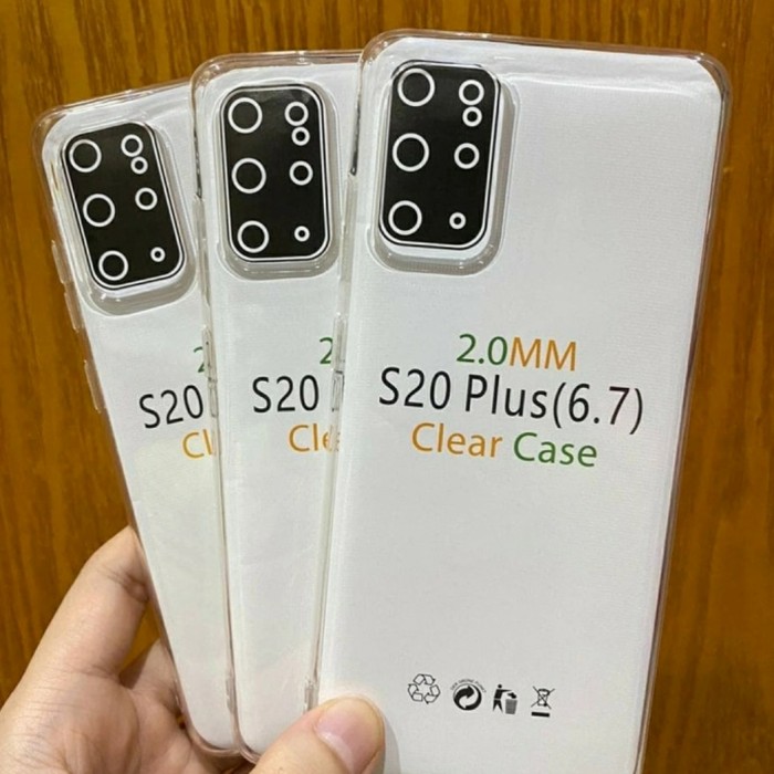0RI Softcase Clear Case Silikon Kondom Case Bening Casing Samsung S20 Plus by POA