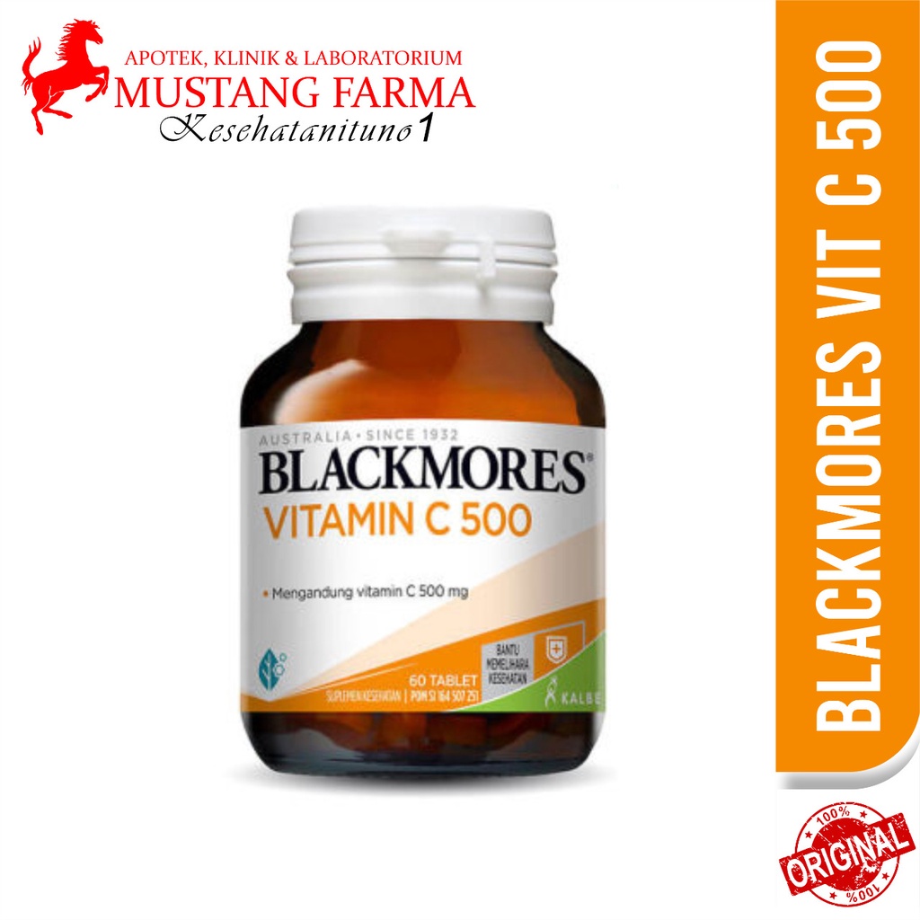 Blackmores Vitamin C 500Mg (60 Tablet) / Suplemen Daya Tahan Tubuh / Vit C