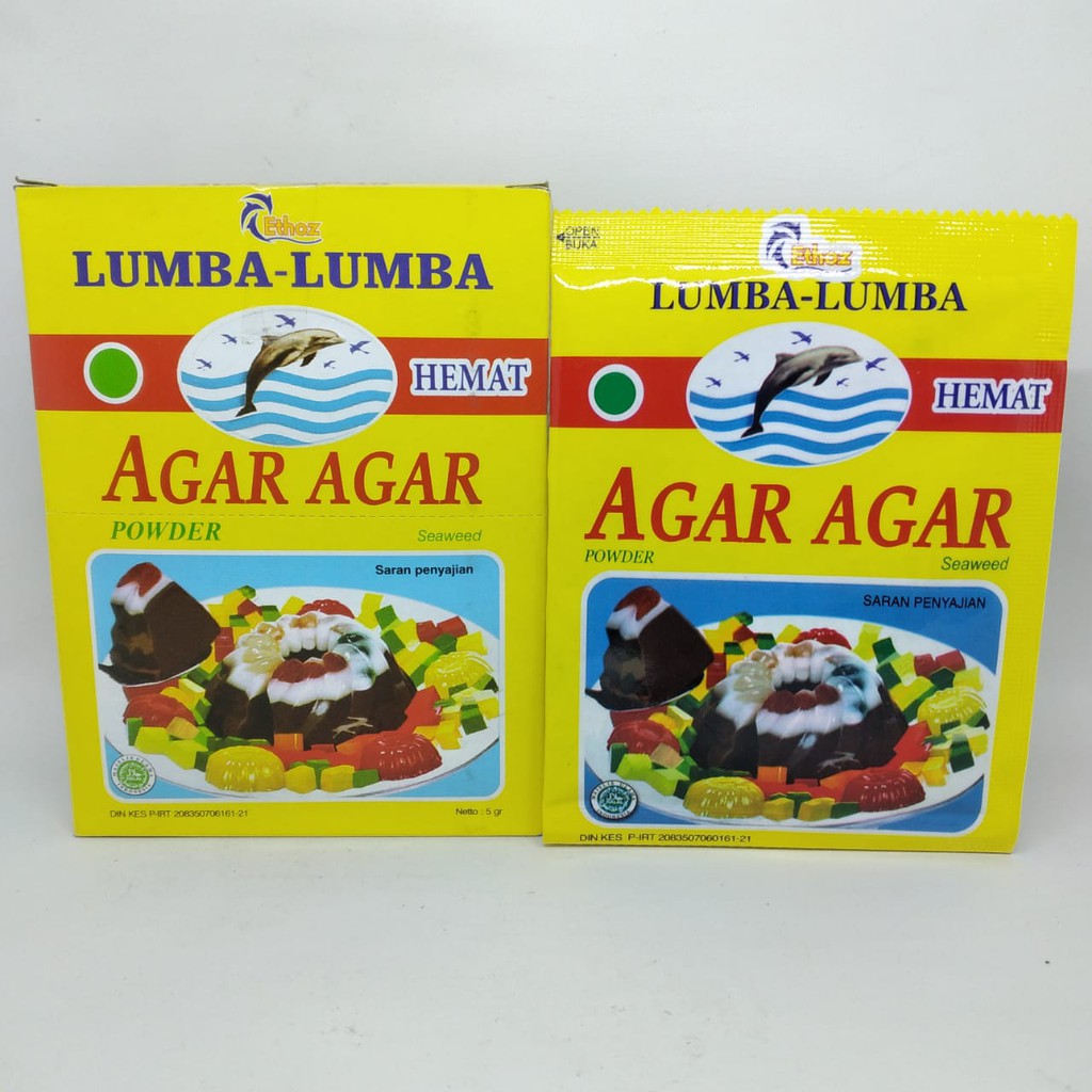 

LUMBA LUMBA AGAR AGAR POWDER HEMAT 5GRAM HIJAU