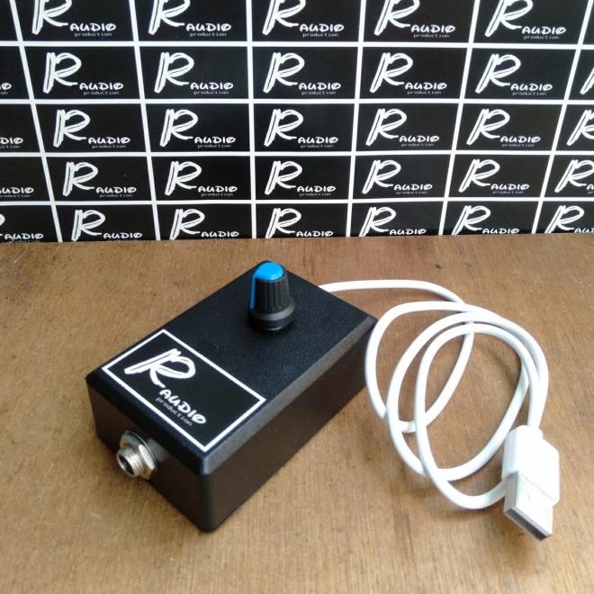 CONVERTER AKTIF SOUNDCARD V8 UNTUK GITAR PICKUP PASIF/AKTIF