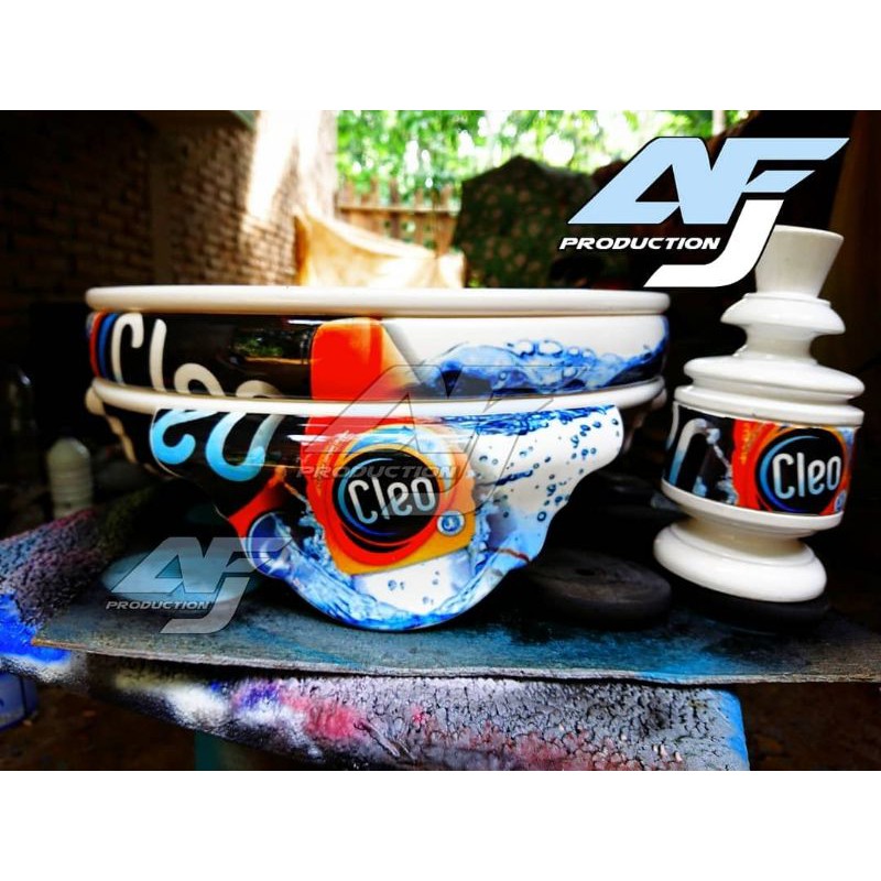 tebok love bird pvc decal