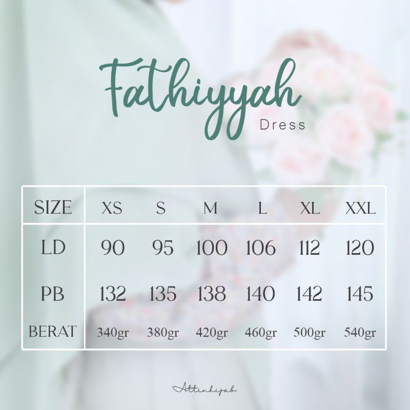 Gamis Fathiyyah Dress By Attin