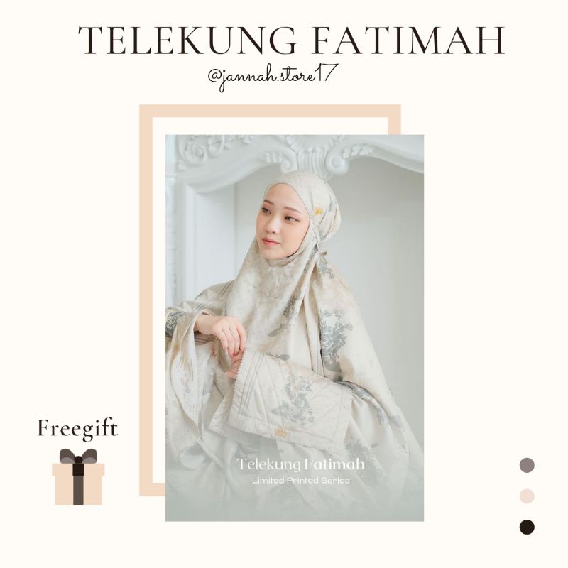 [HARGA DP‼️] TELEKUNG FATIMAH BY KAZAMI STORE