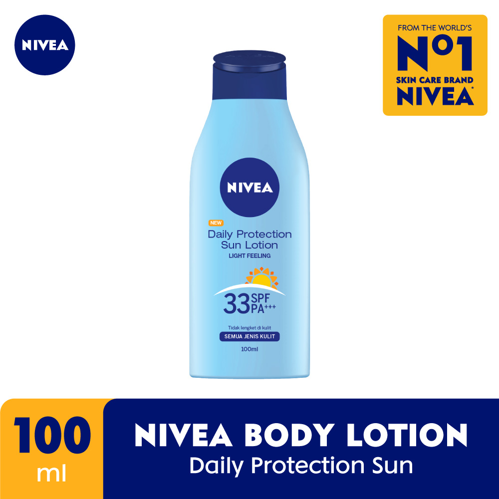 Jual Nivea Body Lotion Daily Protection Sun 100 Ml Indonesiashopee 