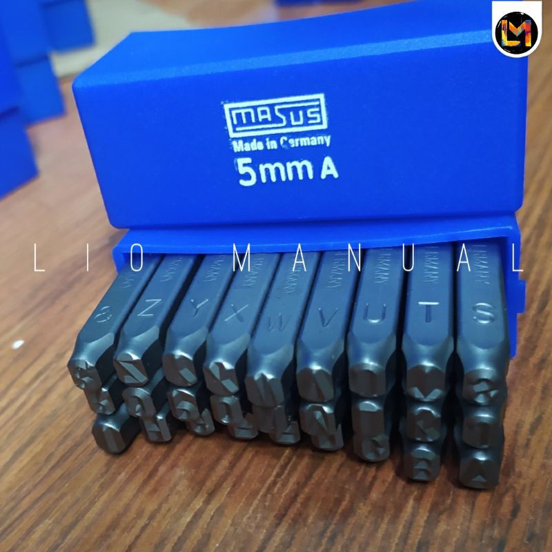 

KETOK HURUF 5 mm A - Z ketok huruf 5mm MASUS GERMANY Stamp punch