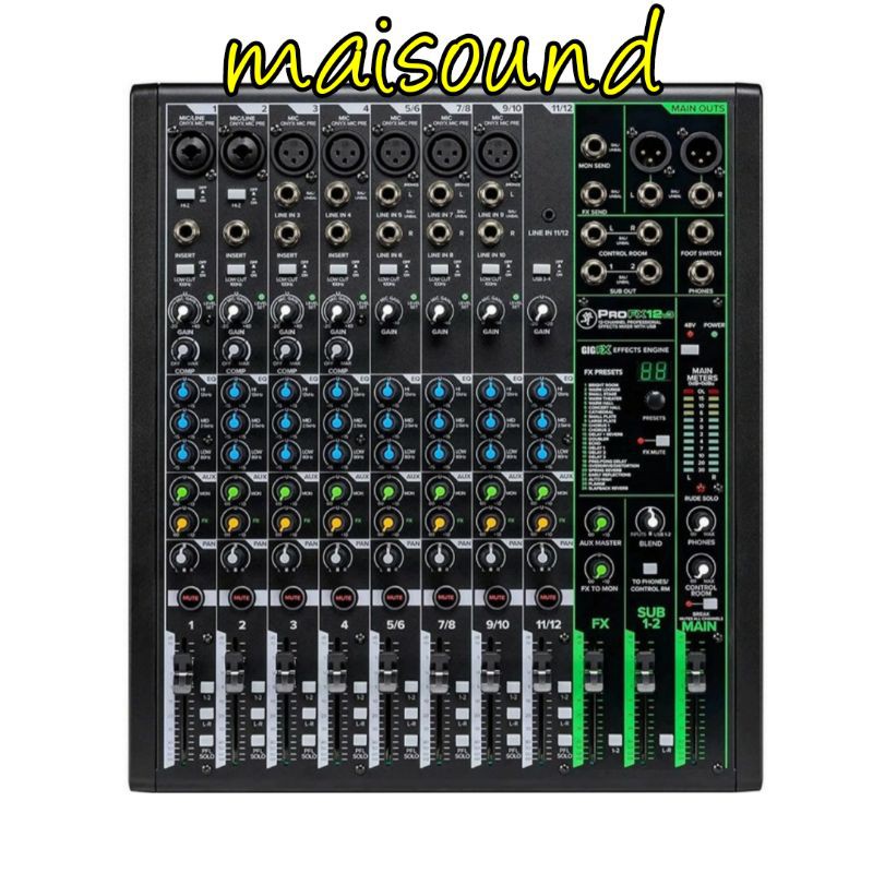 MIXER AUDIO MACKIE PRO FX12V3 FX 12V3 12 CHANNEL ORIGINAL