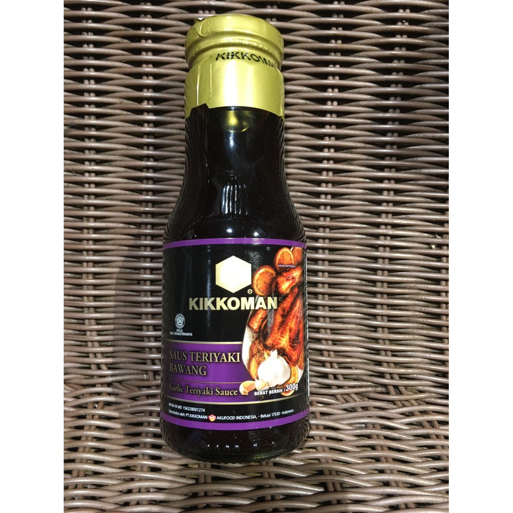 

Kikkoman saus teriyaki bawang 300gr