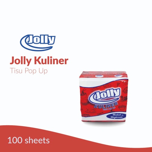 Tisu Joly 100 sheet 2 ply | Tissue Serbaguna | Tisuu Muka Dapur Mobil | Tissu Kamar Mandi Kantor Meja Travel Tas Kocek Mini