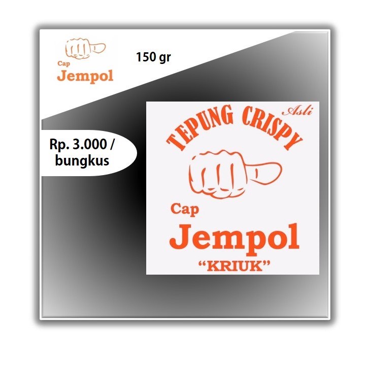 

TEPUNG KRIUK ORIGINAL / HOT / GEPREK CRISPY INSTAN BERBUMBU CAP JEMPOL