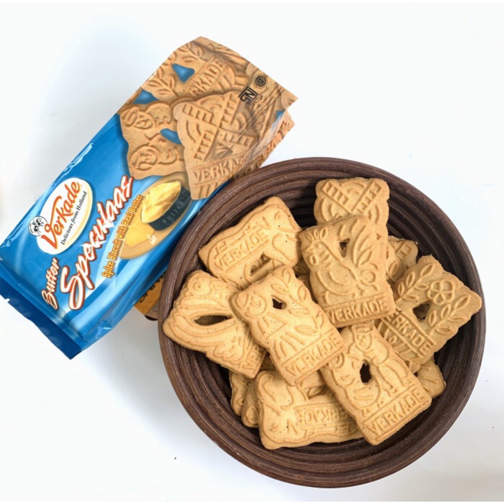 [HALAL] Verkade Butter Speculaas Biscuit with Real Butter 150gr