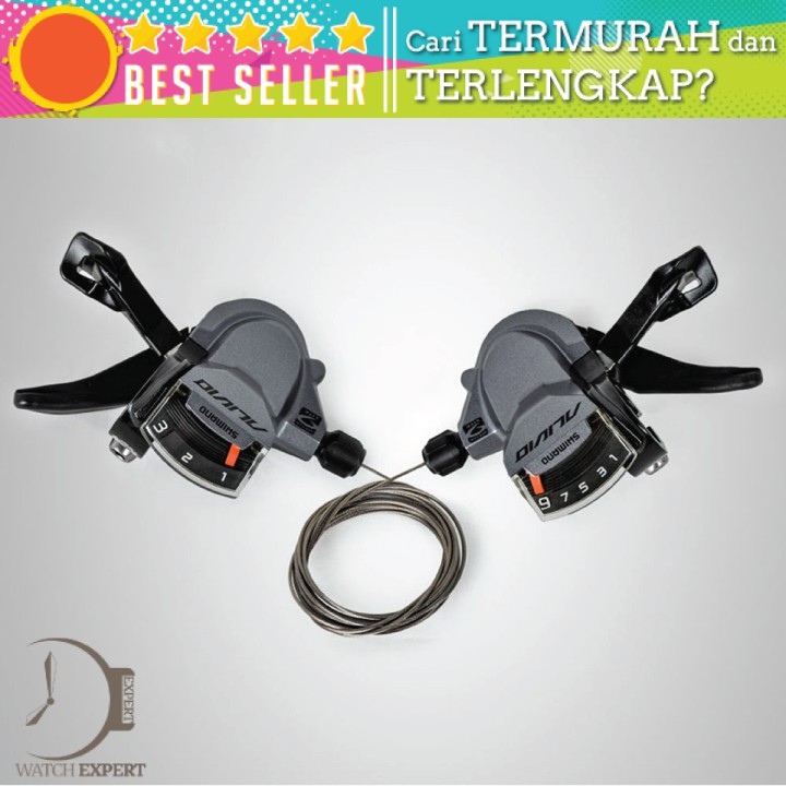 BISA COD Speed Trigger Shifter Sepeda Gunung 2 PCS - Model Shimona ALIVIO 9 M4000 (OEM)