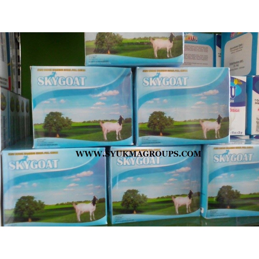 

SKYGOAT Susu Bubuk Kambing Etawa Full Cream 10 Sachet