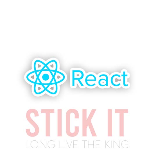 

Stiker sablon setrika DTF kaos baju sticker vinyl react js programmer 82