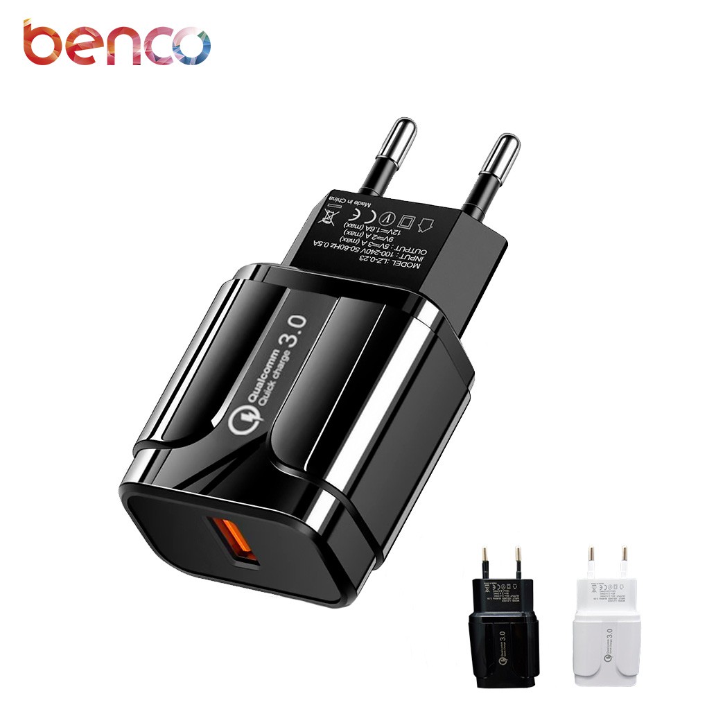 BENCO QC3.0 18W Fast Charging Adapter Universal