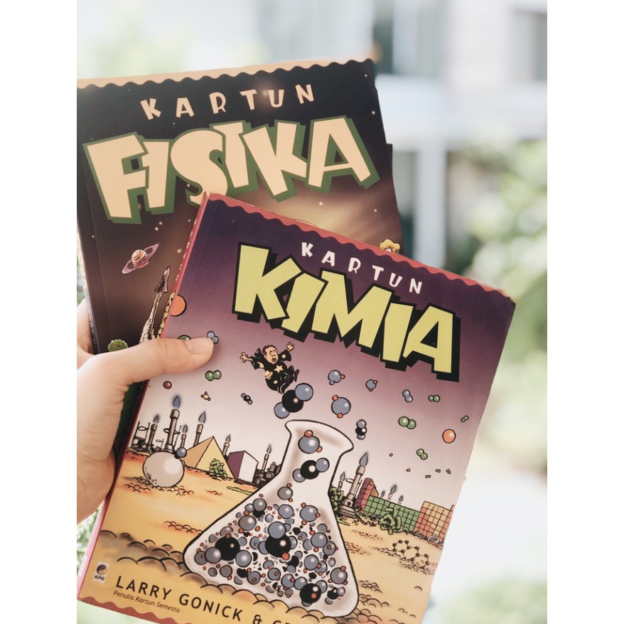 BUKU KARTUN "KIMIA ATAU FISIKA" KARYA LARRY GONICK DLL (bahasa ind)