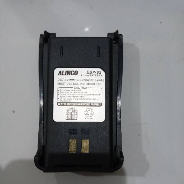 Battery Alinco crx 5, Baterai HT alinco dj crx5 crx1 ebp92 ebp 92 13.32 wh 1800 mah Baterai crx 5