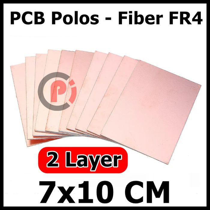 PCB Fiber FR4 2 sisi 7x10cm DOUBLE Side Papan Polos 7x10 cm