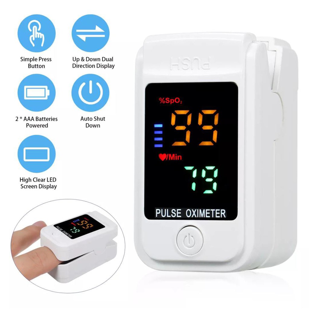 TERBARU Oximeter Pulse Oximeter Fingertip LK88 Oximeter