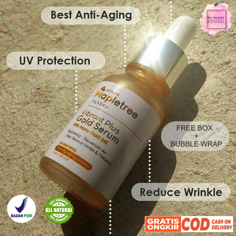 AMURA Serum Expert Serum Gold Kecantikan Skincare Skin care Acne Wajah Flek Hitam BPOM Asli 100% COD