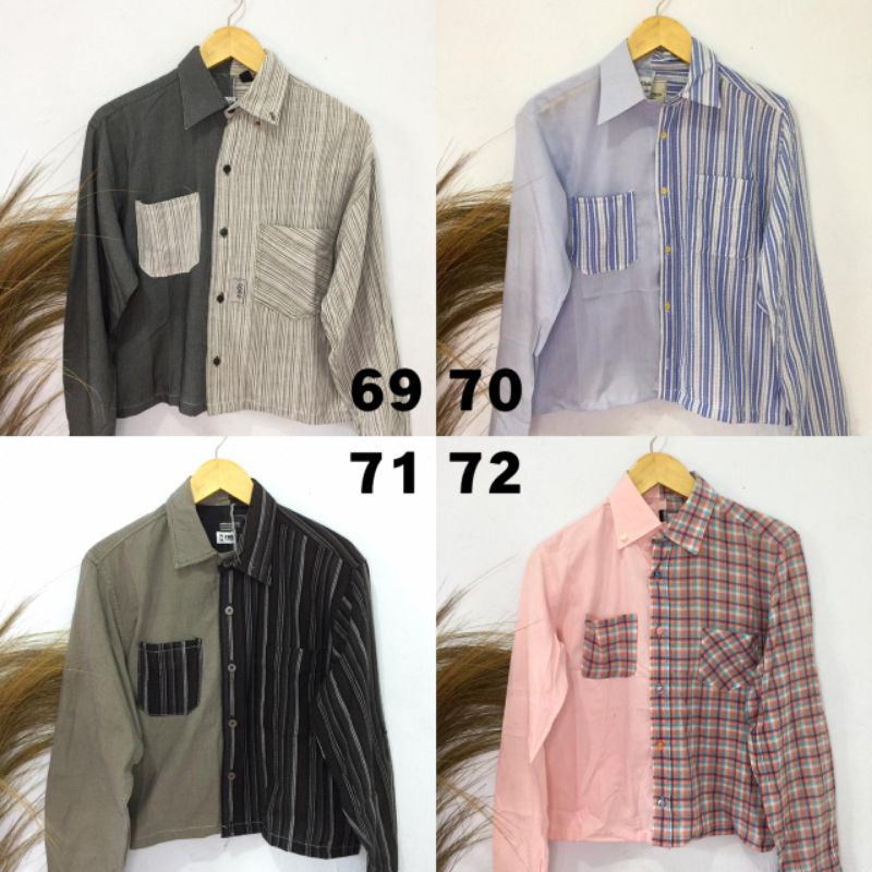 KEMEJA 2 TONE REWORKED