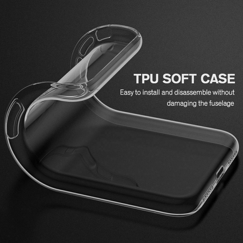 REALME C2 / OPPO A1K Clear Case Bening Tebal Case Crystal Silikon Soft Case