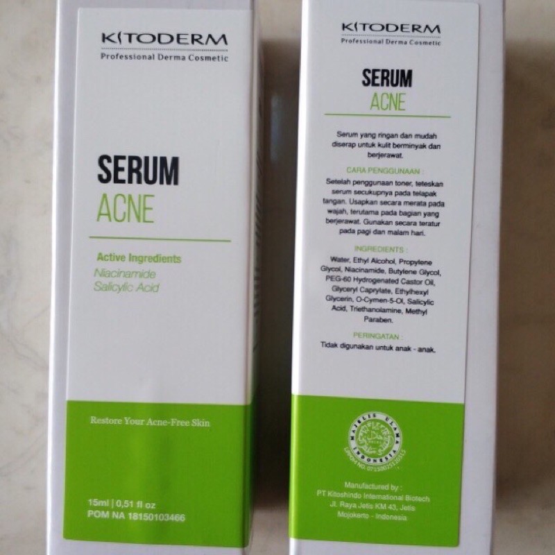 serum acne kitoderm