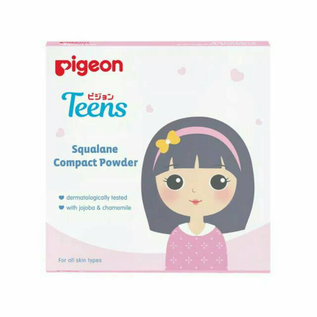Bedak Padat Pigeon Teens Squalene (Compact Powder)