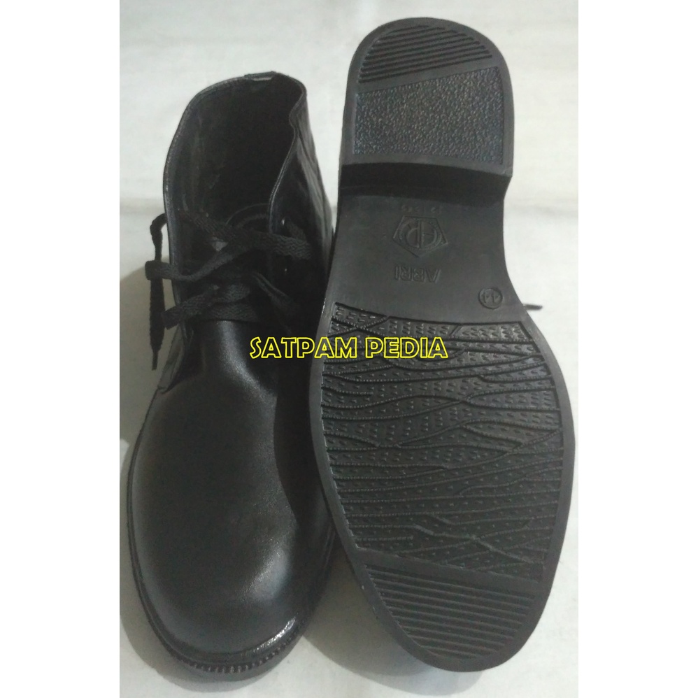 Sepatu PDH Tali Matte - Sepatu Kulit Tali Matte