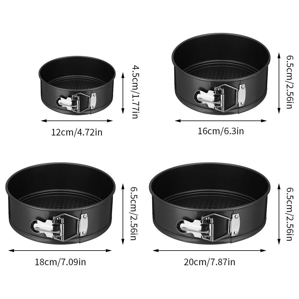 Solighter Cake Baking Pan Mudah Dibersihkan Loose Tray Dengan Gesper Non Stick