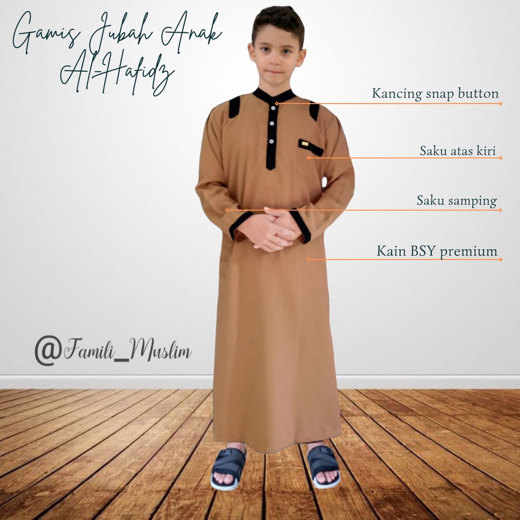 AL-HAFIDZ/jubah anak laki laki usia 1-14 Tahun/gamis anak new motif