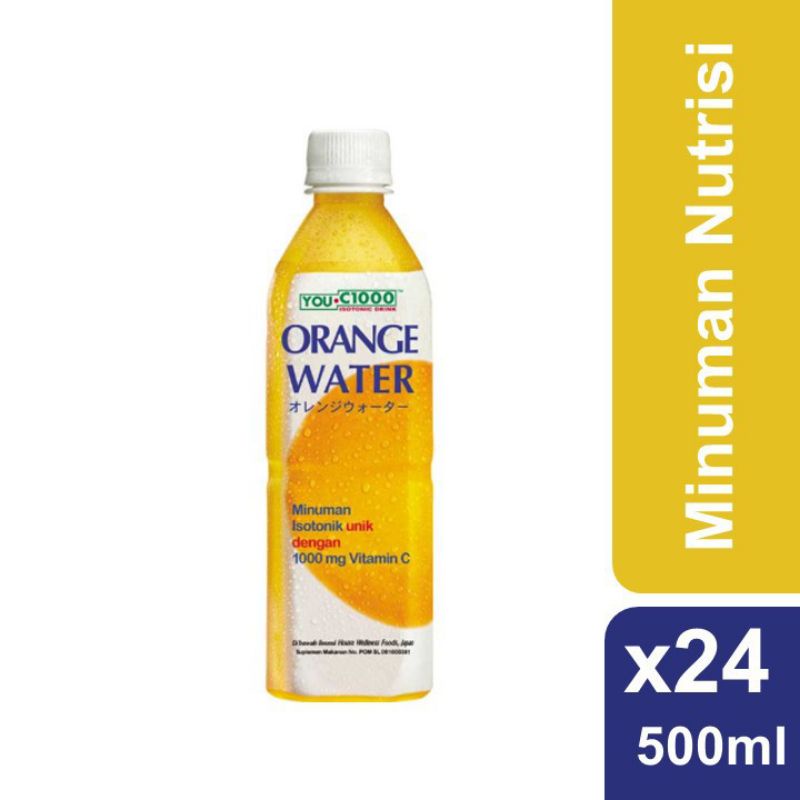 You-C1000 Orange Water 1Dus isi 24 Botol