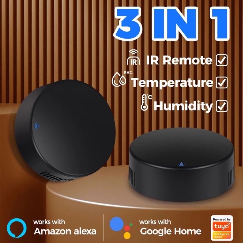 SMATRUL Tuya Smart Wifi IR Remote Sensor Temperature & Humidity Control Universal Temperature Humidi