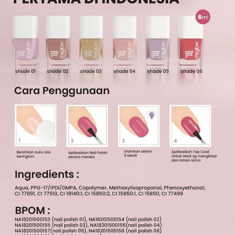 KUTEK MS GLOW / NAIL POLISH MS GLOW
