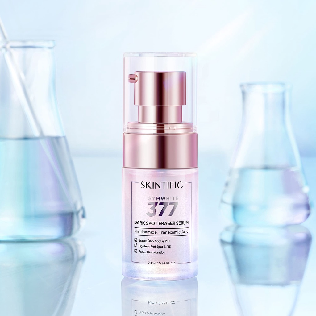 SKINTIFIC Symwhite 377 Dark Spot Serum 20ml Brightening Whitening Facial Serum &amp; 5X Ceramide Barrier improve Moisture Gel 30g pelembab wajah Face Cream Moisturizer