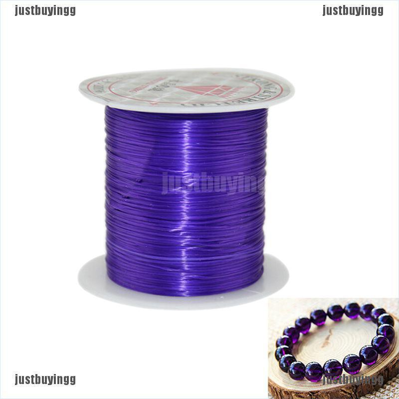 JB✪ 10M Strong Stretch Elastic Cord Wire rope Bracelet Necklace String Bead 0.5mm,