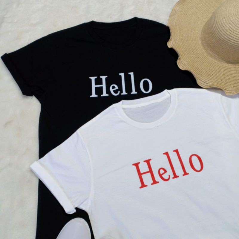 T-SHIRT HELLO OVERSIZE