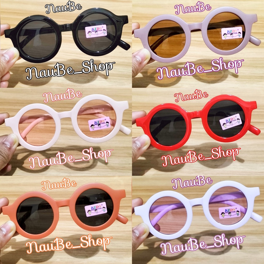 kacamata fashion anak bulat kecil lucu