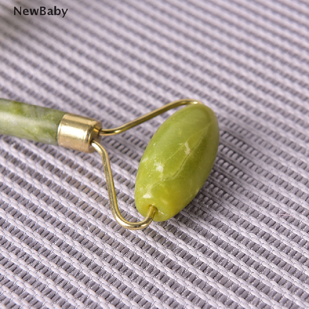 NewBaby 1Pc Women Men Facial Massager Body Head Neck Foot Nature Beauty Tool Jade ID