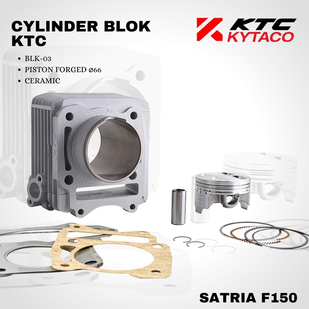 Blok Seher Satria F150 66mm ceramic forged BLK-03 KTC KYTACO